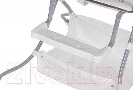 Изображение товара Стульчик для кормления Polini Kids 252 Бегемотик / 0002354-03 (серый)