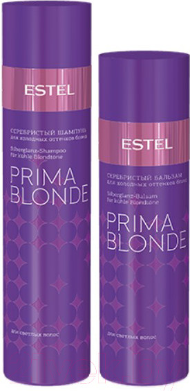 Изображение товара Набор косметики для волос Estel Prima Blonde Шампунь 250мл + Бальзам 200мл