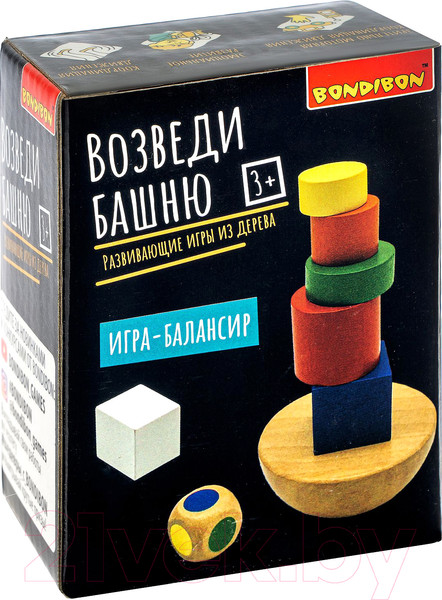 Изображение товара Развивающая игра Bondibon Возведи башню / ВВ4858