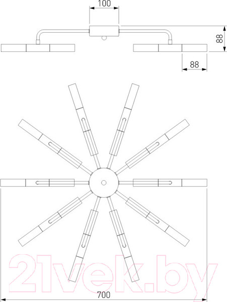 Изображение товара Люстра Bogate's 347