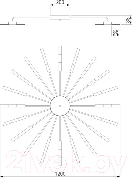 Изображение товара Люстра Bogate's 349