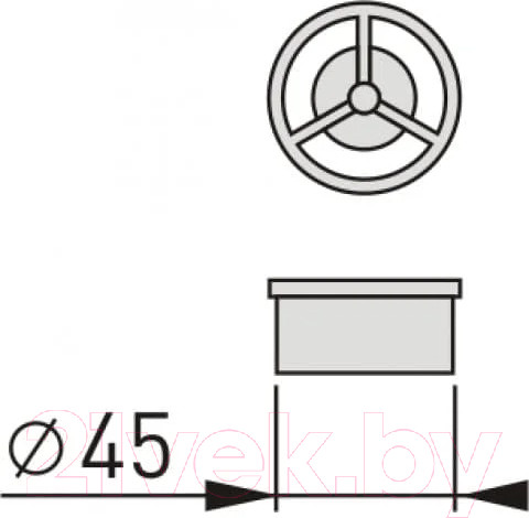 Изображение товара Погружной стакан для трапа Berges 099003