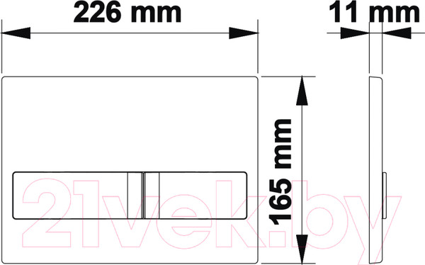 Изображение товара Кнопка для инсталляции Berges Novum L3 040013