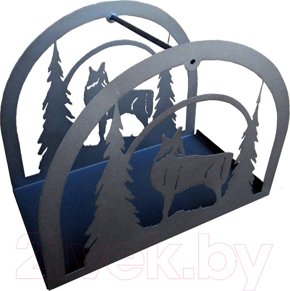Изображение товара Дровница для камина Станкоинструмент Волк №14