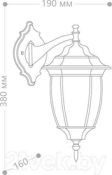 Изображение товара Бра уличное Feron PL6102 / 11127