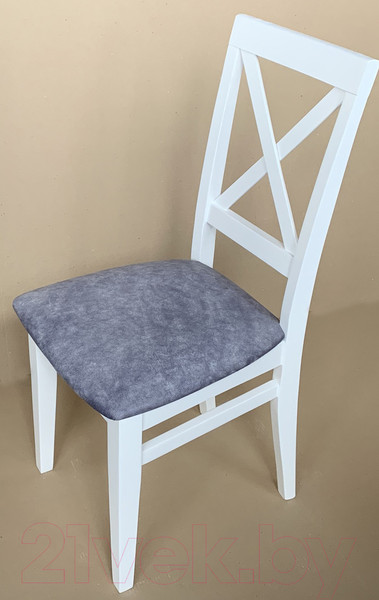 Изображение товара Стул Ельская мебельная фабрика Кристофер МДК-63 / 20С 675 (эмаль белая/кашемир серый)