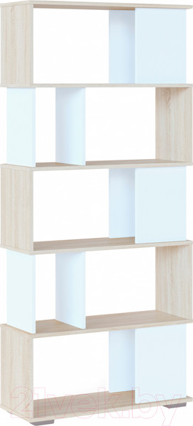 Изображение товара Стеллаж Сокол-Мебель СТ-12 (дуб сонома/белый)
