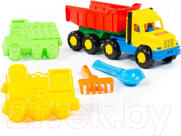 Изображение товара Набор игрушек для песочницы Полесье Фаворит №68 / 4215