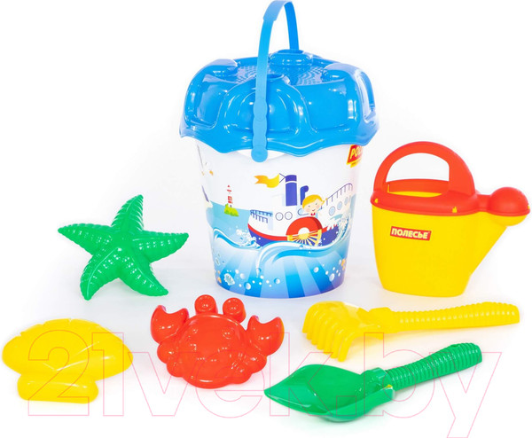 Изображение товара Набор игрушек для песочницы Полесье №596 / 62529