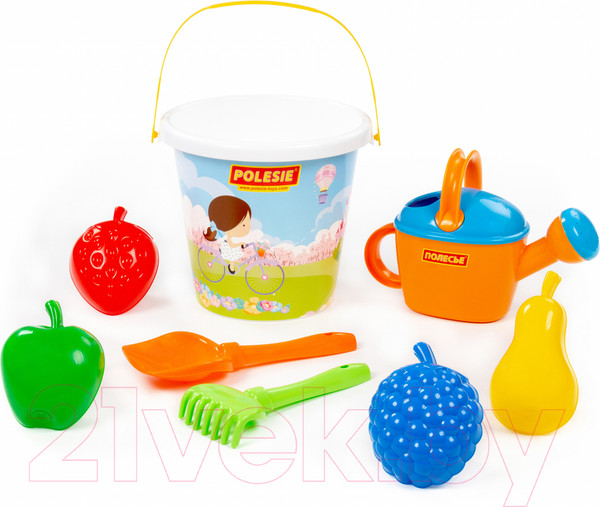 Изображение товара Набор игрушек для песочницы Полесье №602 / 62581