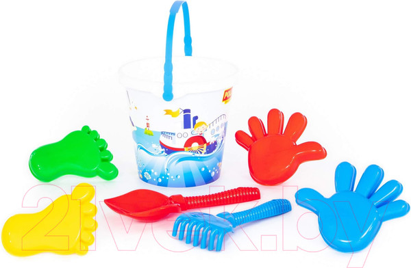 Изображение товара Набор игрушек для песочницы Полесье №604 / 62604