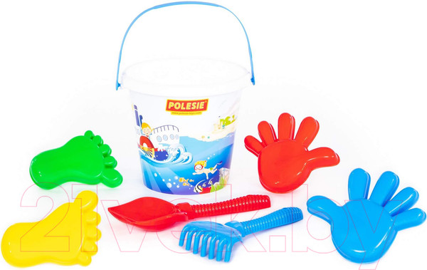 Изображение товара Набор игрушек для песочницы Полесье №604 / 62604