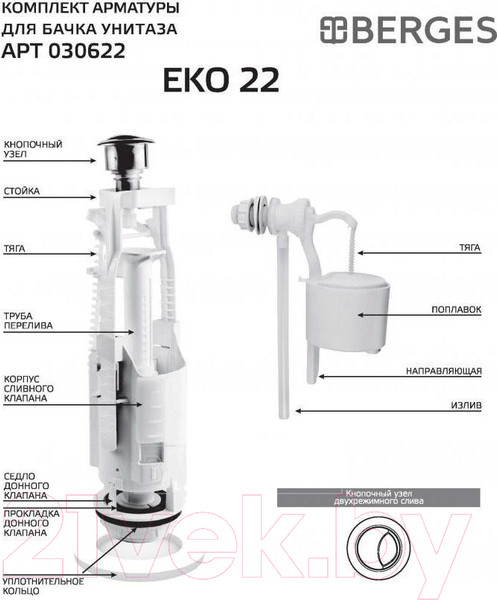 Изображение товара Арматура Berges Eko 22 / 030622