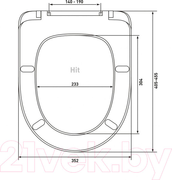 Изображение товара Сиденье для унитаза Berges Hit A / 010401