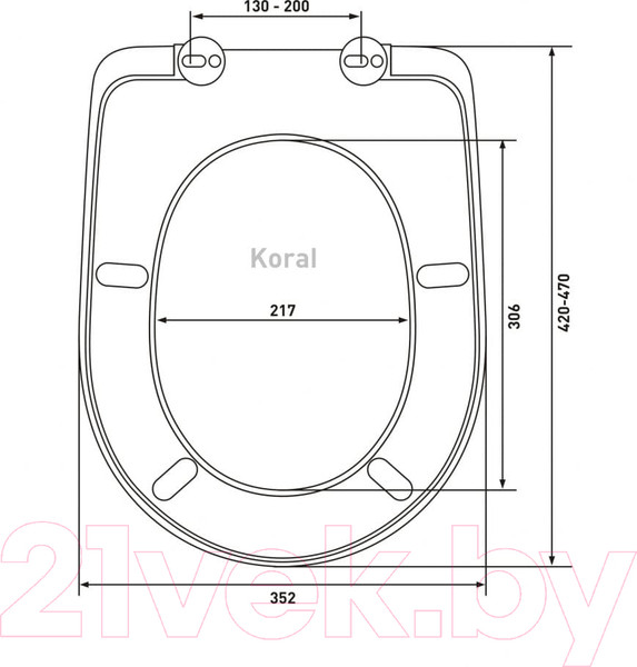 Изображение товара Сиденье для унитаза Berges Koral A / 011201