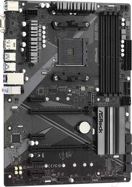 Изображение товара Материнская плата AsRock B450 Pro4 R2.0