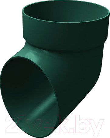 Изображение товара Колено трубы водосточной Grand Line ПВХ сливное RAL 6005 (зеленый)