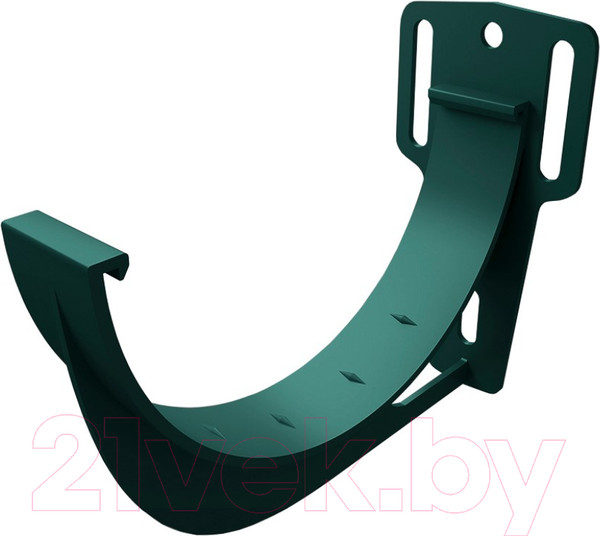 Изображение товара Кронштейн желоба Grand Line ПВХ Slider RAL 6005 (зеленый)
