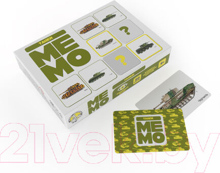 Изображение товара Настольная игра Десятое королевство Мемо. Танки / 3630