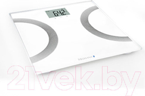 Изображение товара Напольные весы электронные Medisana BS 445 Connect (белый/серебристый)