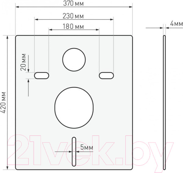 Изображение товара Инсталляция для унитаза Berges АТОМ 410 040331 (с кнопкой)