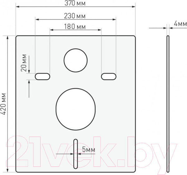 Изображение товара Инсталляция для унитаза Berges АТОМ 410 040333 (с кнопкой)