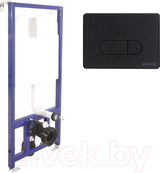 Изображение товара Инсталляция для унитаза Berges Novum D5 Soft Touch 040235