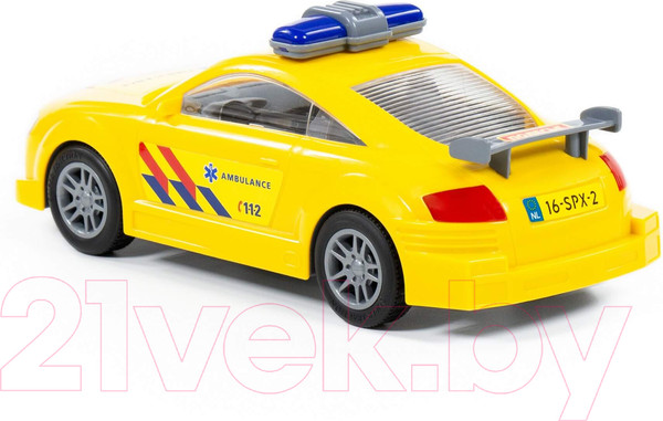 Изображение товара Автомобиль игрушечный Полесье Скорая помощь / 71293 (инерционный)