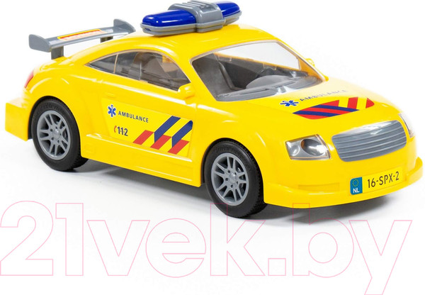 Изображение товара Автомобиль игрушечный Полесье Скорая помощь / 71293 (инерционный)