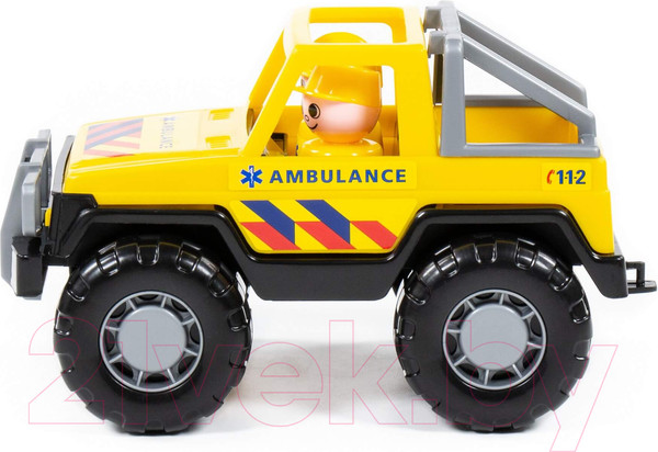 Изображение товара Автомобиль игрушечный Полесье Скорая помощь. Сафари / 71118