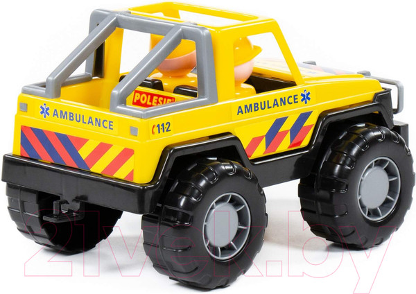 Изображение товара Автомобиль игрушечный Полесье Скорая помощь. Сафари / 71118