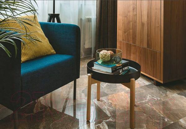 Изображение товара Плитка Kerranova Genesis Grey Matt K-103/SR (600x600)