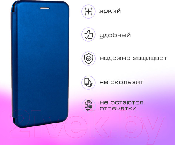 Изображение товара Чехол-книжка Case Magnetic Flip для Galaxy A21s (золото)