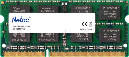 Изображение товара Оперативная память DDR3L Netac NTBSD3N16SP-08