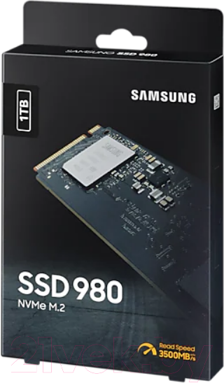Изображение товара SSD диск Samsung 980 1TB (MZ-V8V1T0BW)