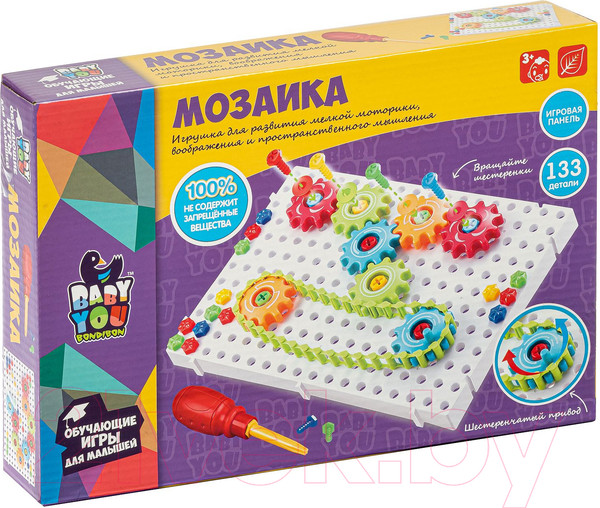 Изображение товара Развивающая игра Bondibon Мозаика для малышей / ВВ5093