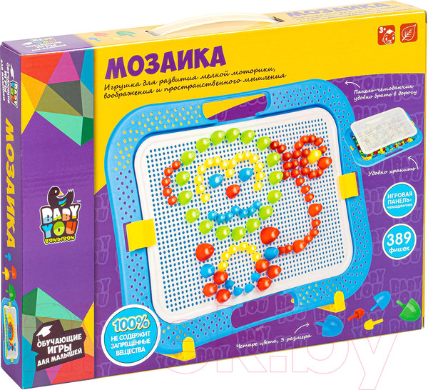 Изображение товара Развивающая игра Bondibon Мозаика для малышей / ВВ5020