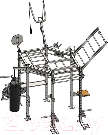 Изображение товара Силовой тренажер Body-Solid SR-HEXPROCLUB