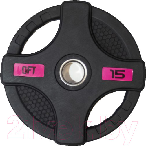 Изображение товара Диск для штанги Original FitTools FT-2HGP-15