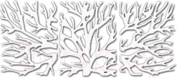 Изображение товара Декор настенный Arthata Ветви дерева 160x70-V / 004-3 (белый)