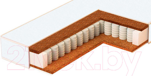 Изображение товара Матрас в кроватку Bambola Molle Bloco Premium 12 / MBP-12T (12x59x119)