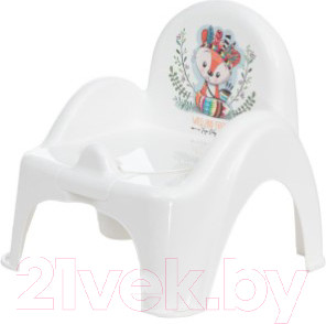 Изображение товара Детский горшок Tega Лисенок / PO-074-103-LISEK (белый/зеленый)