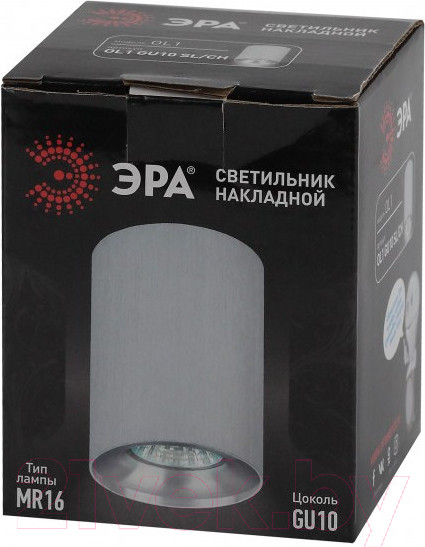 Изображение товара Точечный светильник ЭРА OL1 GU10 SL/CH / Б0041504