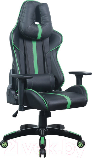 Изображение товара Кресло геймерское Brabix GT Carbon GM-120 / 531929 (черный/зеленый)