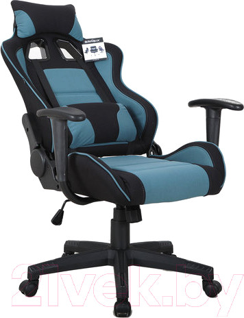 Изображение товара Кресло геймерское Brabix GT Racer GM-100 / 531818 (черный/голубой)