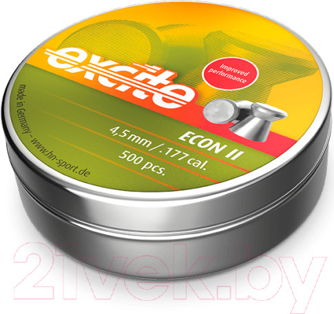 Изображение товара Пульки для пневматики H&N Excite Econ II (4.5мм, 500шт)