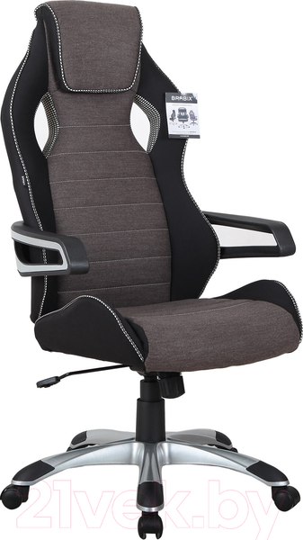 Изображение товара Кресло геймерское Brabix Techno GM-002 / 531815 (черный/серый/белый)