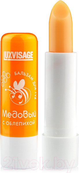 Изображение товара Бальзам для губ LUXVISAGE Медовый с облепихой (3.9г)