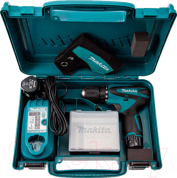 Изображение товара Профессиональная дрель-шуруповерт Makita DF330DWE