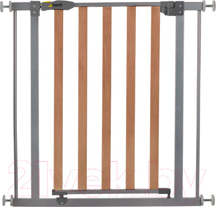 Изображение товара Ворота безопасности для детей Hauck Wood Lock / 597033 (Silver)